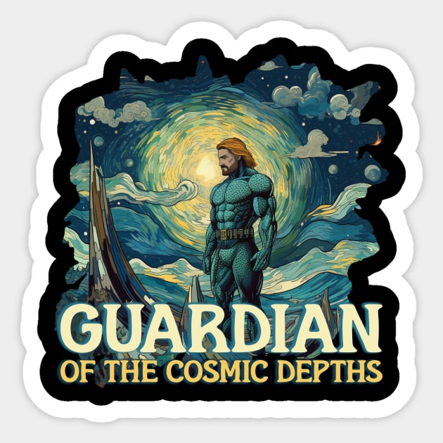 Guardian of the Cosmic Depth Sticker by Pixy Official